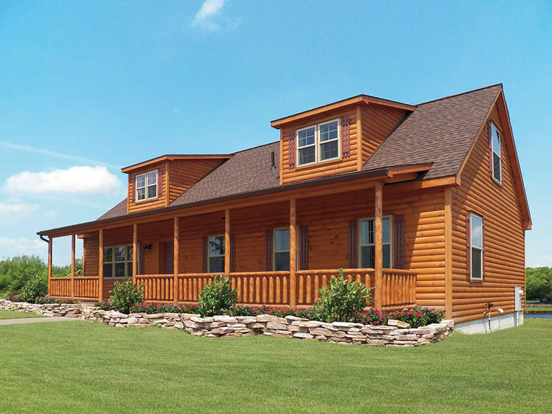 Mountaineer Log Sided Homes | Penn Dutch Structures