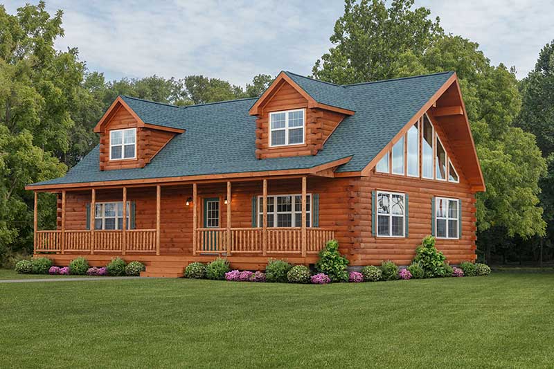 Mountaineer Deluxe Log Sided Homes | Penn Dutch Structures