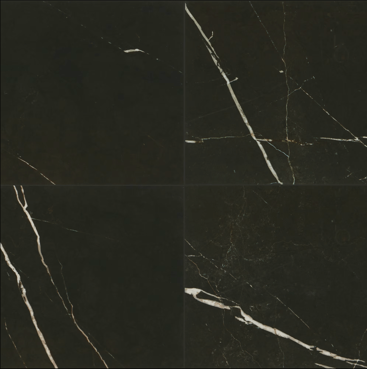 Marble Attache Nero black tile